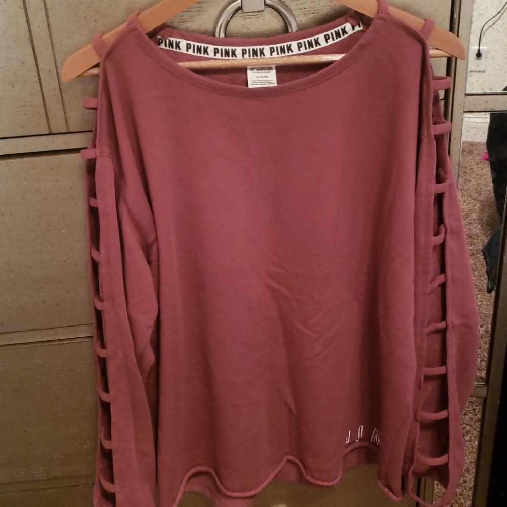 Pink Victoria's Secret Long sleeve dark coral colo